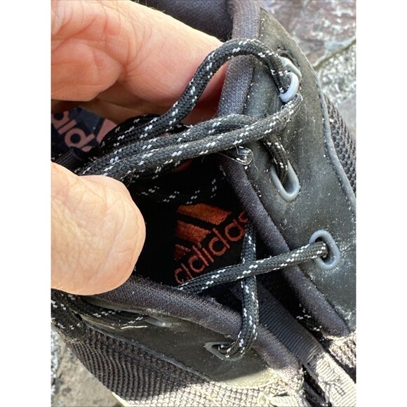 Adidas size 14  Sahale X Night Grey Black Mens Lifestyle Outdoor Sneakers FZ2328 - Picture 7 of 12